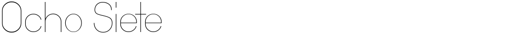 Ocho Siete