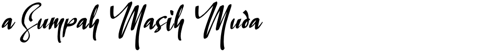 a Sumpah Masih Muda