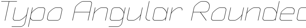 Typo Angular Rounded Thin Demo