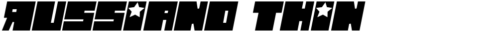 Russiano Thin