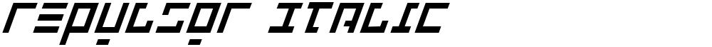 Repulsor Italic