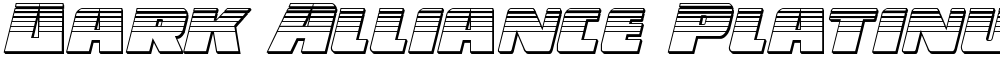 Dark Alliance Platinum Italic