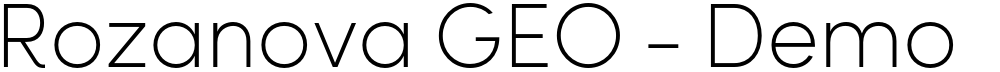 Rozanova GEO - Demo