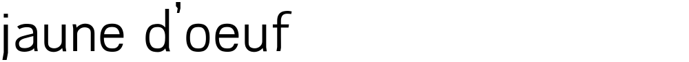 jaune d'oeuf