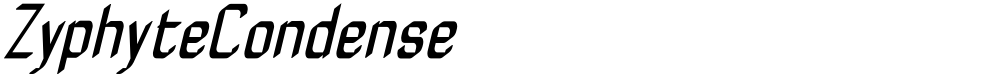 ZyphyteCondense