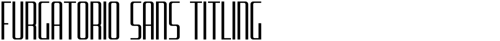 Furgatorio Sans Titling