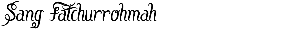 Sang Fatchurrohmah