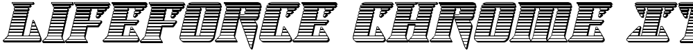 Lifeforce Chrome Italic