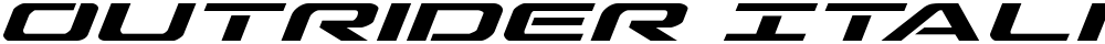 Outrider Italic