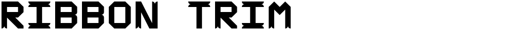 ribbon trim