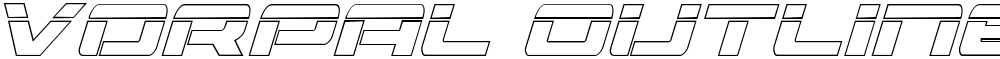 Vorpal Outline Italic