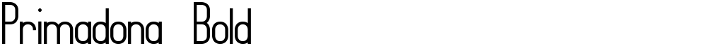 Primadona Bold