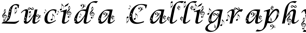 Lucida Calligraphy
