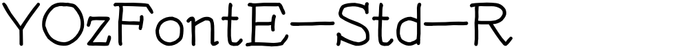 YOzFontE-Std-R