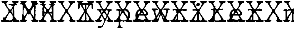 JMH Typewriter mono Fine Cross