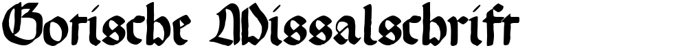 Gotische Missalschrift
