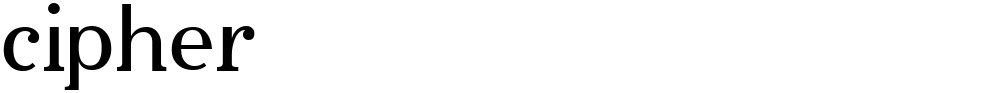 cipher