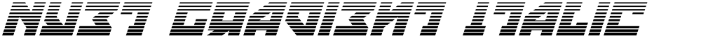 Nyet Gradient Italic