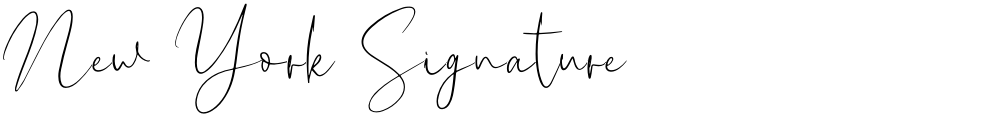 New York Signature