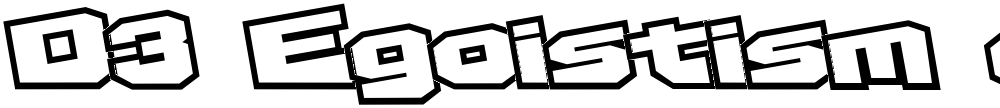 D3 Egoistism outline extra