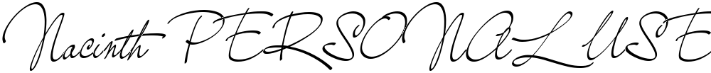 Nacinth PERSONAL USE