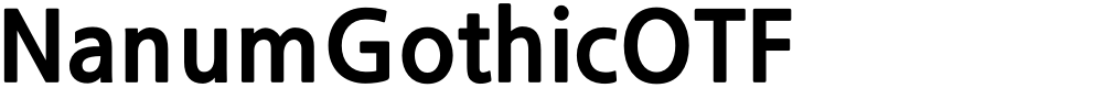 NanumGothicOTF