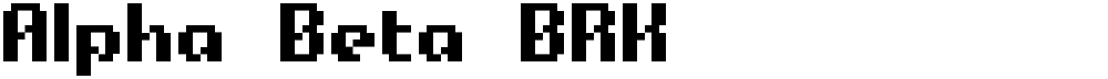 Alpha Beta BRK