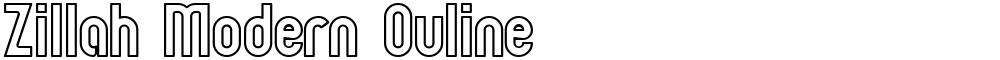 Zillah Modern Ouline