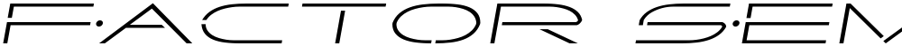 Factor Semi-Italic