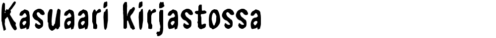 Kasuaari kirjastossa
