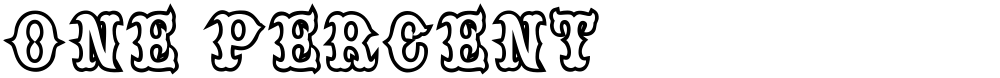 one percent