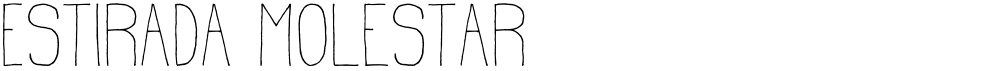 Estirada Molestar