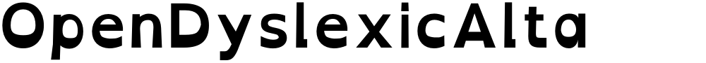 OpenDyslexicAlta