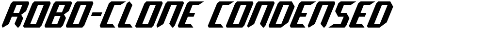 Robo-Clone Condensed
