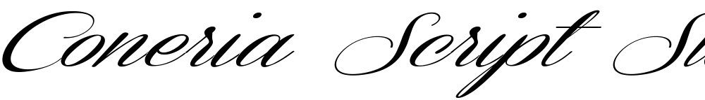 Coneria Script Slanted Demo