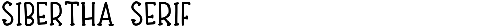 Sibertha serif