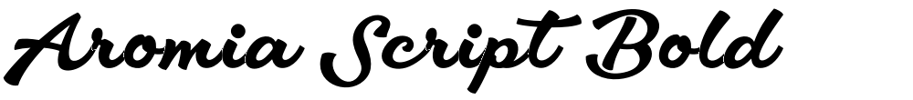 Aromia Script Bold