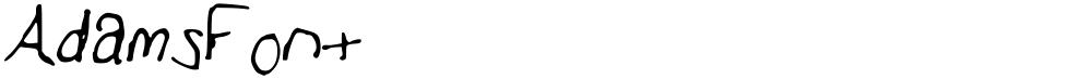 AdamsFont
