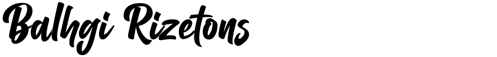Balhgi Rizetons