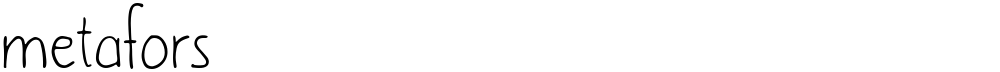 metafors