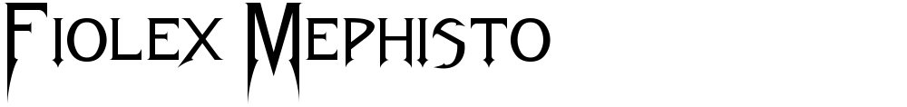 Fiolex Mephisto