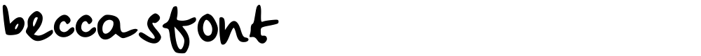 beccasfont