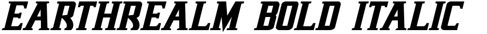 Earthrealm Bold Italic