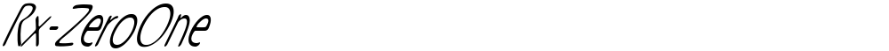 Rx-ZeroOne