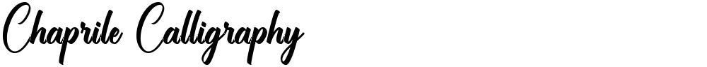 Chaprile Calligraphy