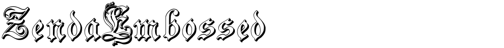 ZendaEmbossed