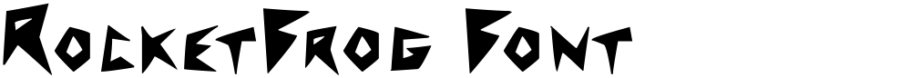 RocketFrog Font