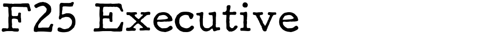 F25 Executive