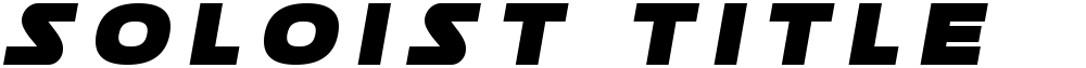 Soloist Title