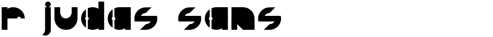 R Judas Sans
